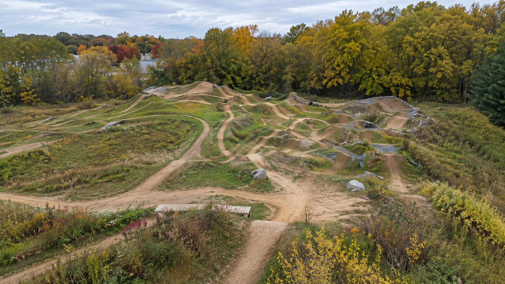 Mountain bike trails at Cottage Grove Bike Park