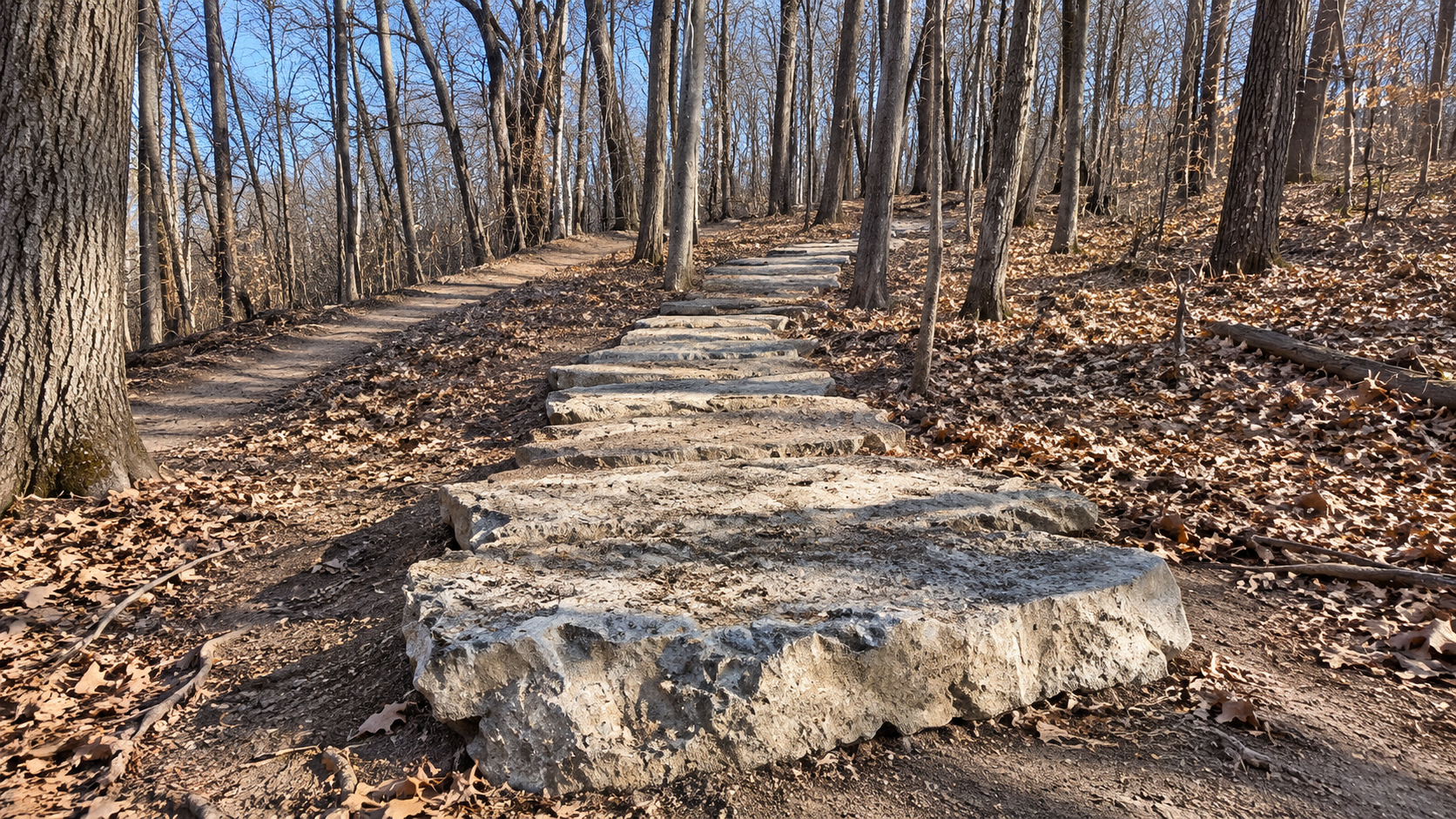 Mountain bike trails at Ki-Chi-Saga