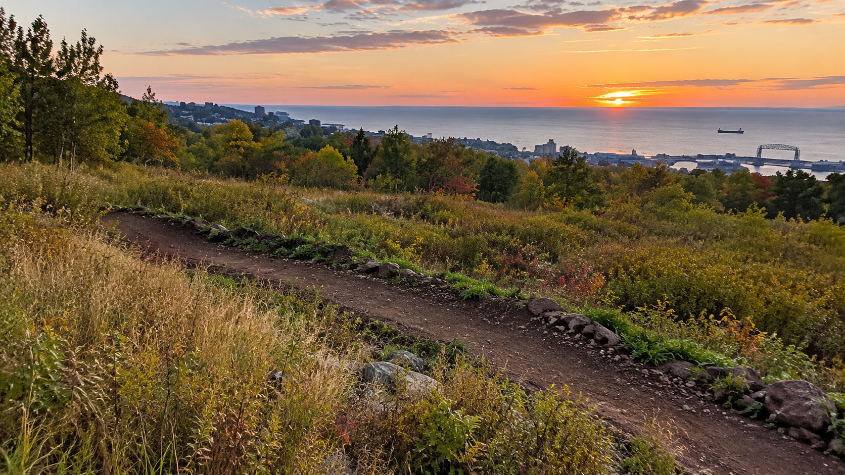 Mountain bike trails at Duluth Traverse