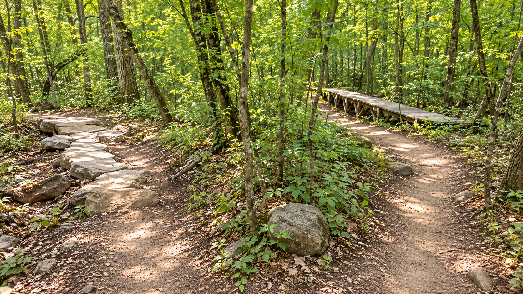 Mountain bike trails at Murphy-Hanrehan