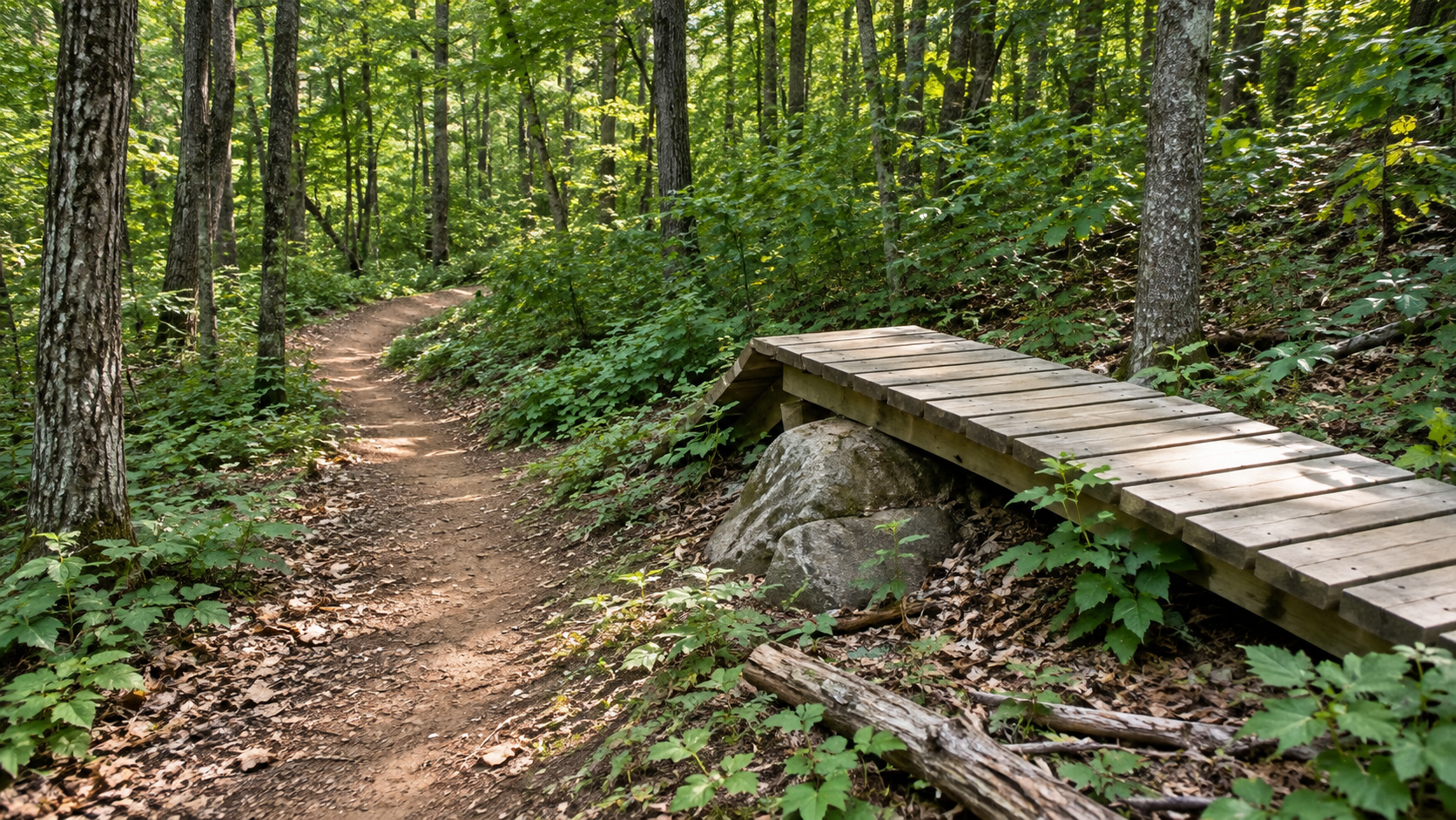 Mountain bike trails at Britton Peak