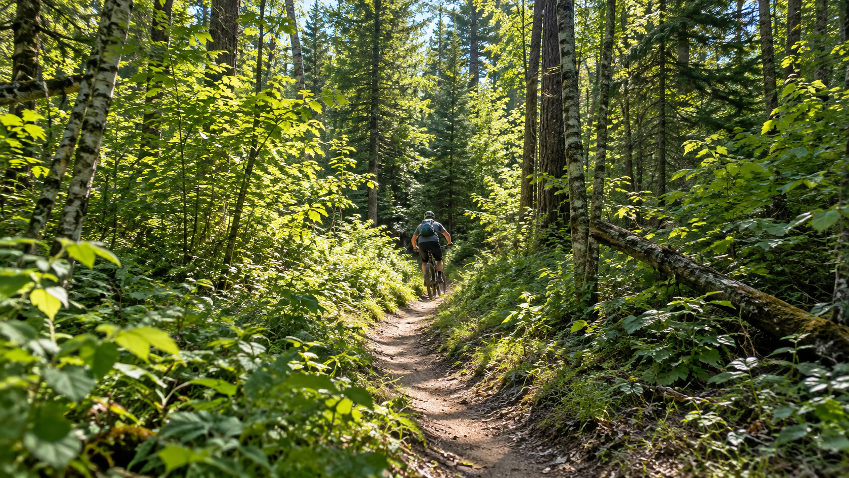 Mountain bike trails at Hidden Valley Recreation Area