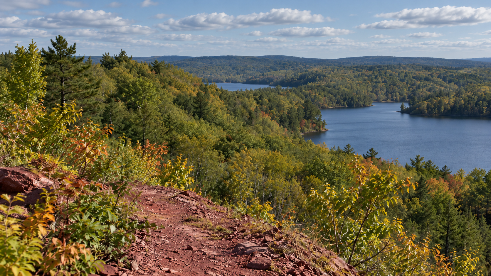 Mountain bike trails at Cuyuna Country