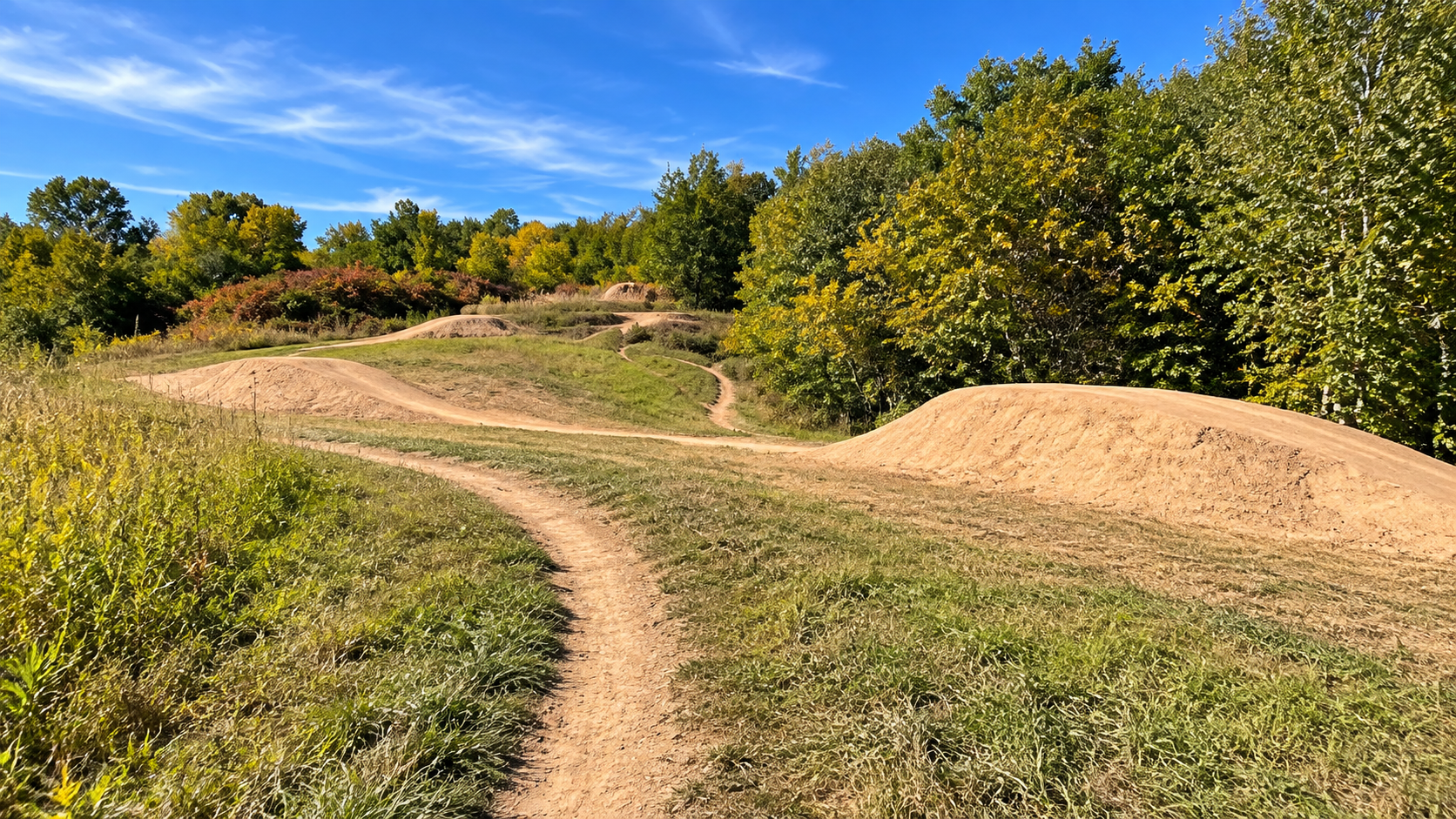 Mountain bike trails at Salem Hills