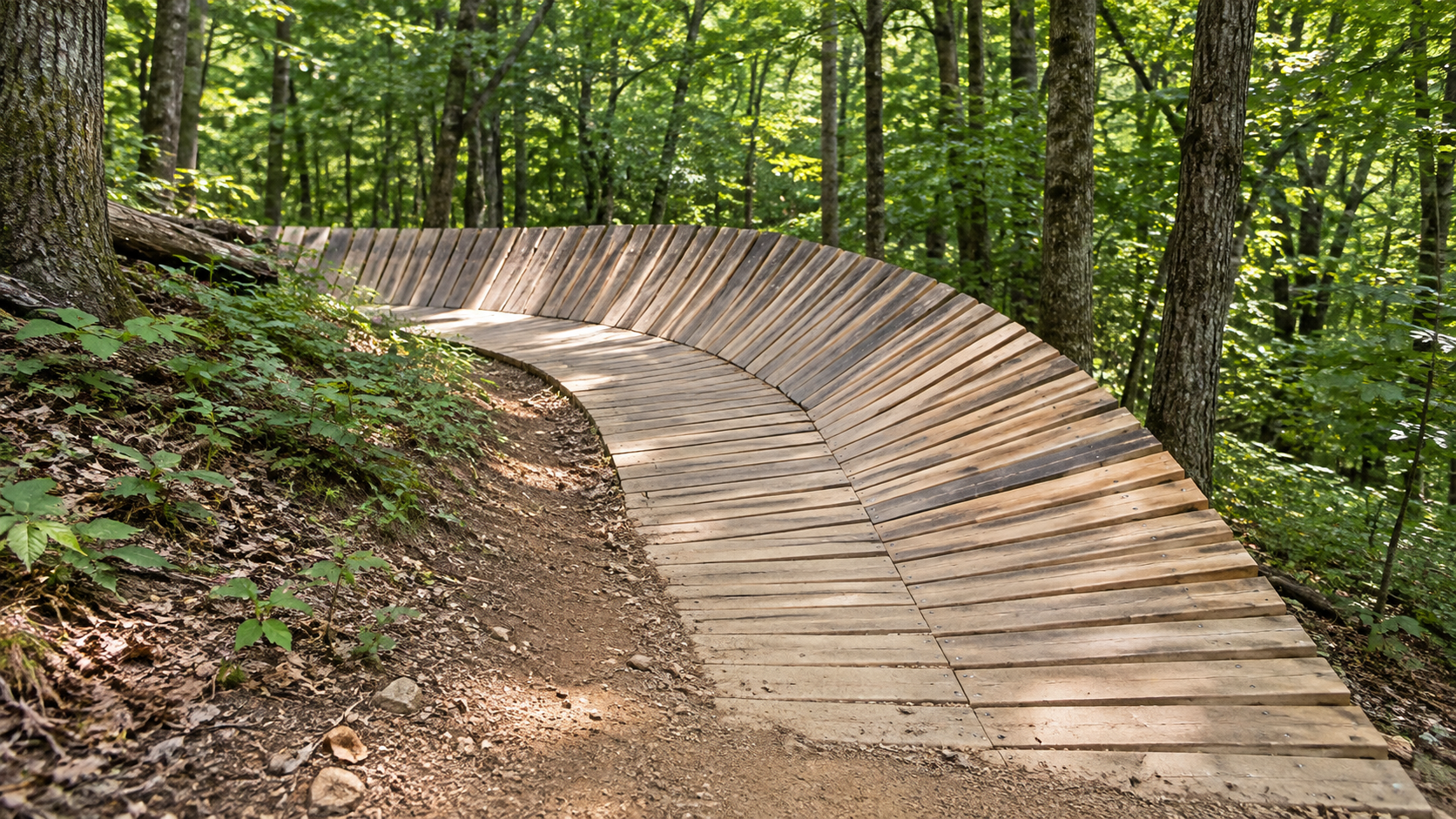 Mountain bike trails at Carver Lake Park